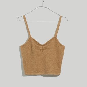 COPY - COPY - Madewell Mapleton Crop Sweater Tank Wool Blend Large